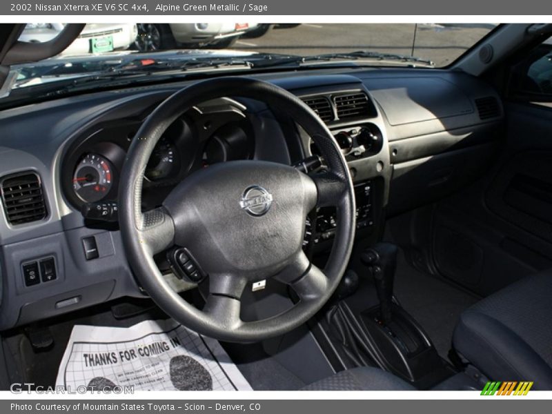 Dashboard of 2002 Xterra XE V6 SC 4x4