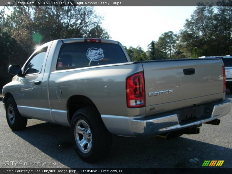 Light Almond Pearl / Taupe 2002 Dodge Ram 1500 ST Regular Cab