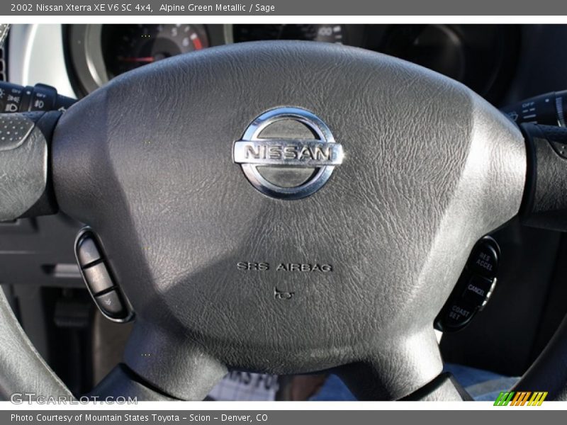 Alpine Green Metallic / Sage 2002 Nissan Xterra XE V6 SC 4x4