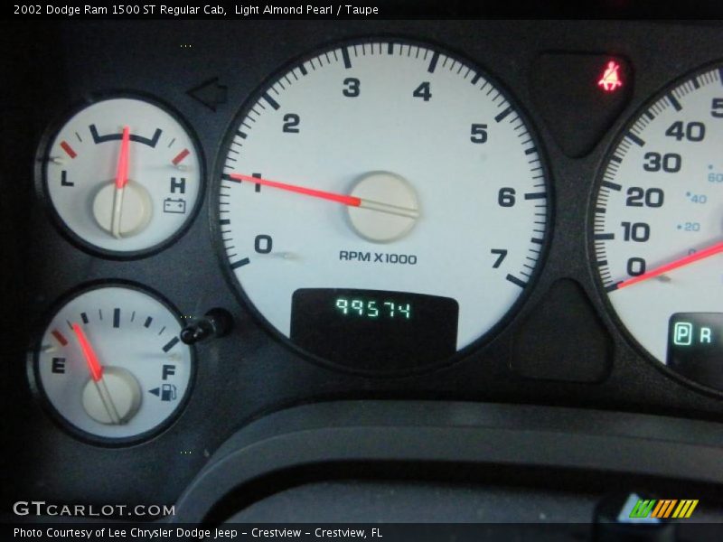 Light Almond Pearl / Taupe 2002 Dodge Ram 1500 ST Regular Cab