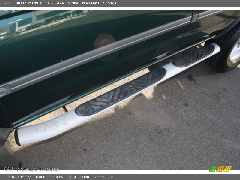 Alpine Green Metallic / Sage 2002 Nissan Xterra XE V6 SC 4x4