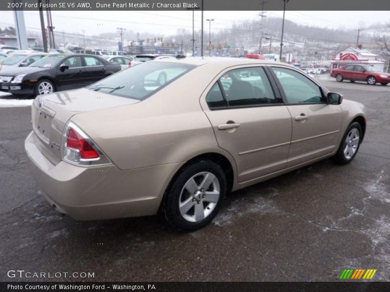 Dune Pearl Metallic / Charcoal Black 2007 Ford Fusion SE V6 AWD