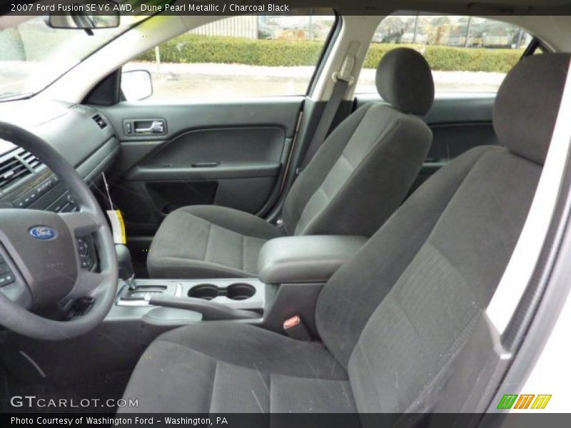 Dune Pearl Metallic / Charcoal Black 2007 Ford Fusion SE V6 AWD