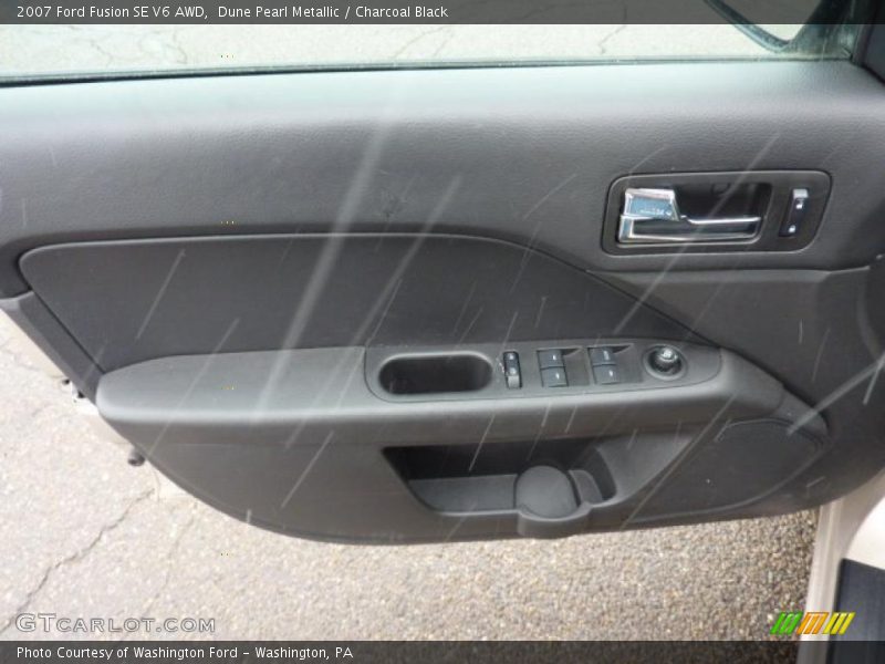 Dune Pearl Metallic / Charcoal Black 2007 Ford Fusion SE V6 AWD