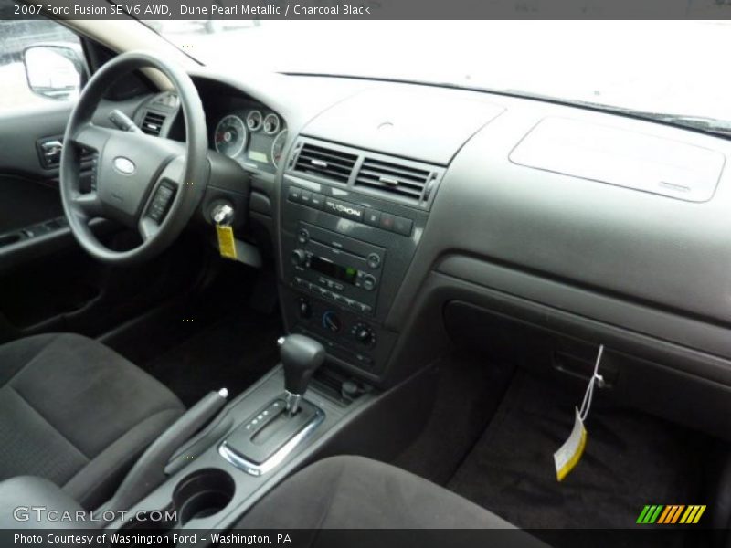 Dune Pearl Metallic / Charcoal Black 2007 Ford Fusion SE V6 AWD
