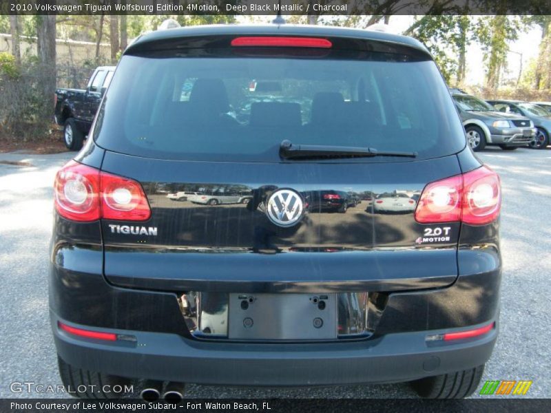 Deep Black Metallic / Charcoal 2010 Volkswagen Tiguan Wolfsburg Edition 4Motion