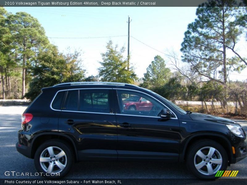 Deep Black Metallic / Charcoal 2010 Volkswagen Tiguan Wolfsburg Edition 4Motion