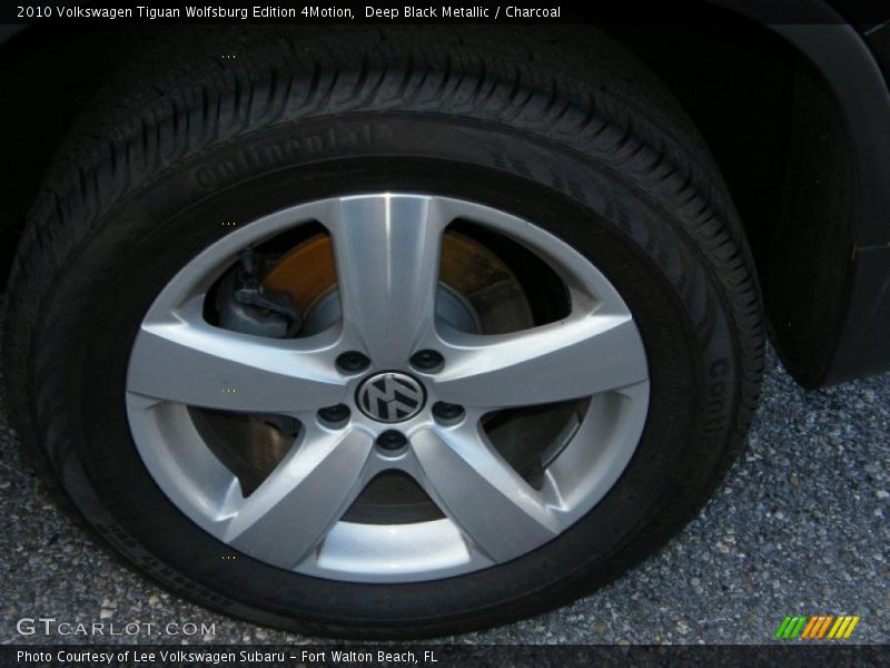Deep Black Metallic / Charcoal 2010 Volkswagen Tiguan Wolfsburg Edition 4Motion