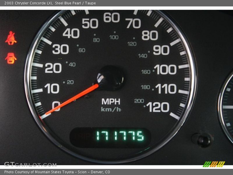 Steel Blue Pearl / Taupe 2003 Chrysler Concorde LXi