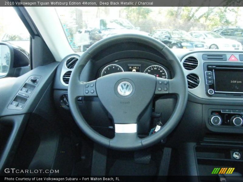 Deep Black Metallic / Charcoal 2010 Volkswagen Tiguan Wolfsburg Edition 4Motion