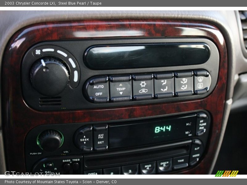 Controls of 2003 Concorde LXi