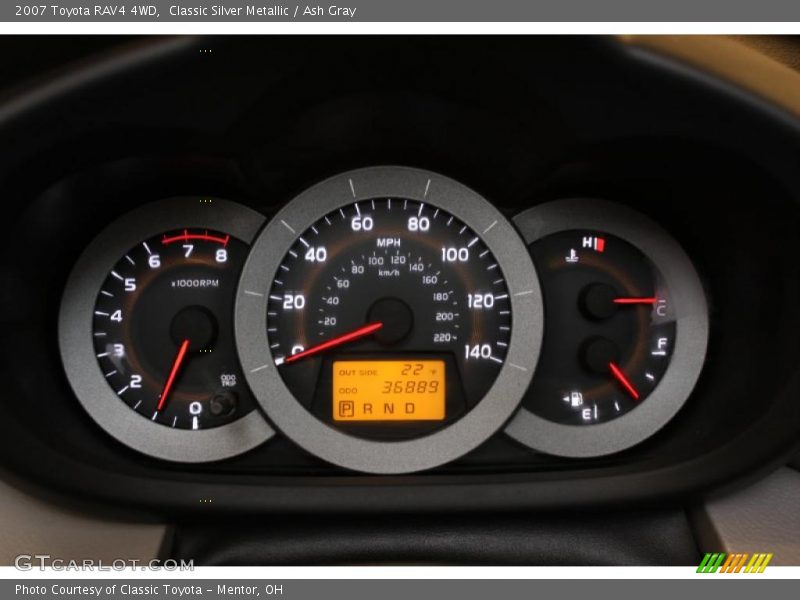 Classic Silver Metallic / Ash Gray 2007 Toyota RAV4 4WD