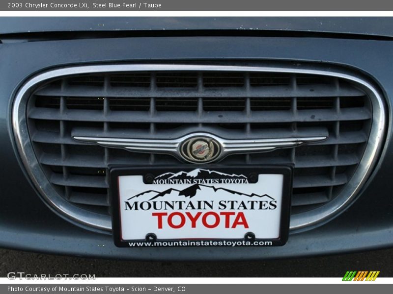Steel Blue Pearl / Taupe 2003 Chrysler Concorde LXi