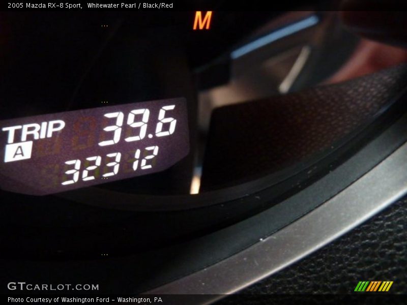 Whitewater Pearl / Black/Red 2005 Mazda RX-8 Sport
