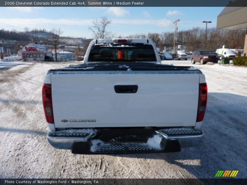 Summit White / Medium Pewter 2006 Chevrolet Colorado Extended Cab 4x4