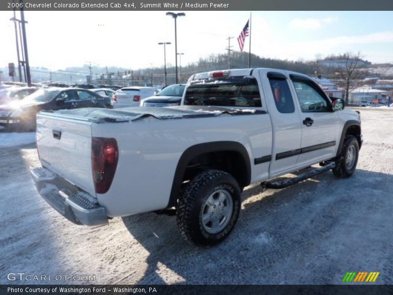 Summit White / Medium Pewter 2006 Chevrolet Colorado Extended Cab 4x4