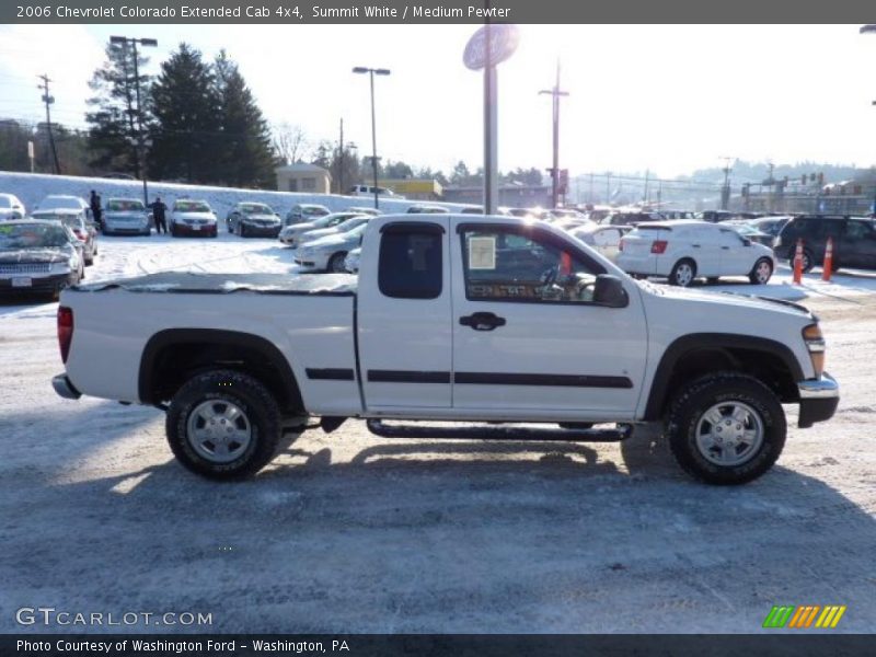 Summit White / Medium Pewter 2006 Chevrolet Colorado Extended Cab 4x4