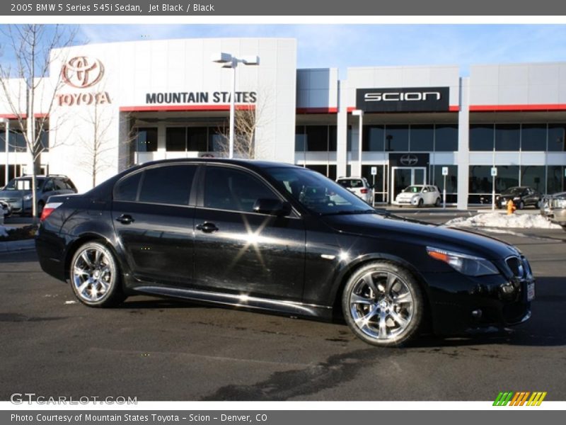 Jet Black / Black 2005 BMW 5 Series 545i Sedan