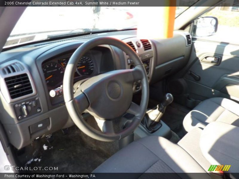 Summit White / Medium Pewter 2006 Chevrolet Colorado Extended Cab 4x4