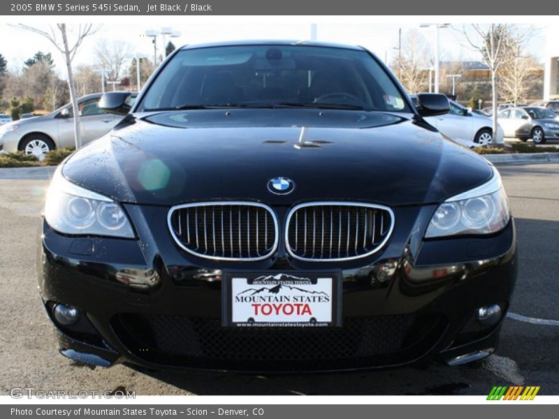 Jet Black / Black 2005 BMW 5 Series 545i Sedan