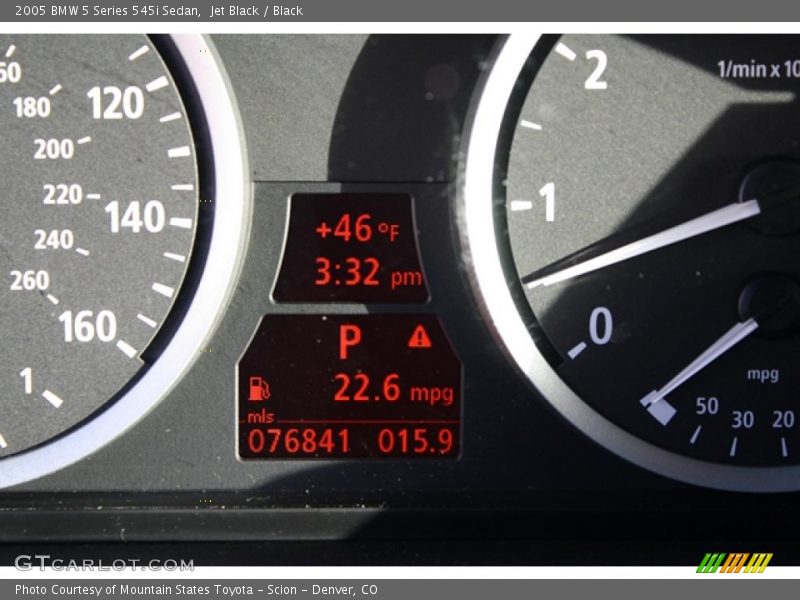 Jet Black / Black 2005 BMW 5 Series 545i Sedan