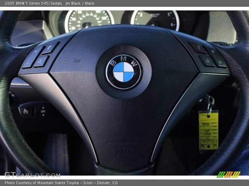 Jet Black / Black 2005 BMW 5 Series 545i Sedan