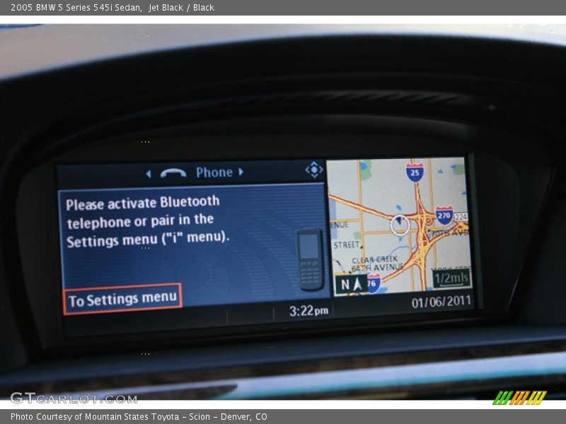 Jet Black / Black 2005 BMW 5 Series 545i Sedan