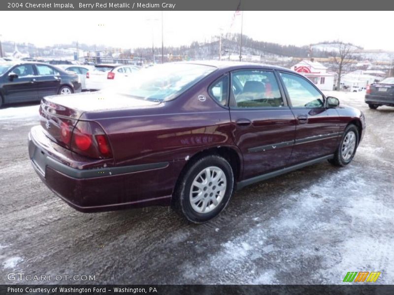 Berry Red Metallic / Medium Gray 2004 Chevrolet Impala