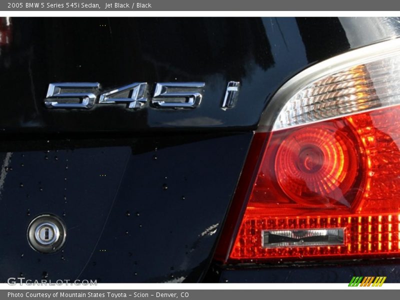 Jet Black / Black 2005 BMW 5 Series 545i Sedan