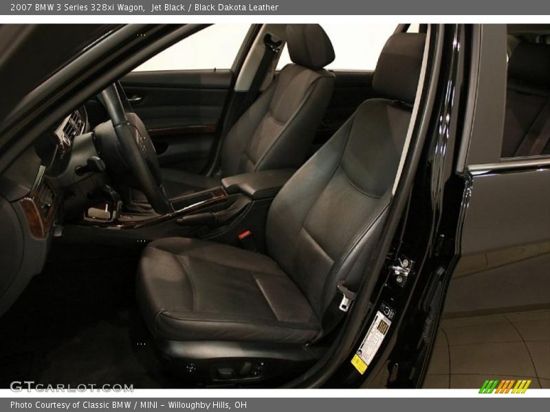 Jet Black / Black Dakota Leather 2007 BMW 3 Series 328xi Wagon