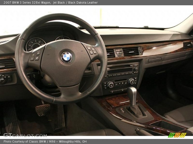 Jet Black / Black Dakota Leather 2007 BMW 3 Series 328xi Wagon