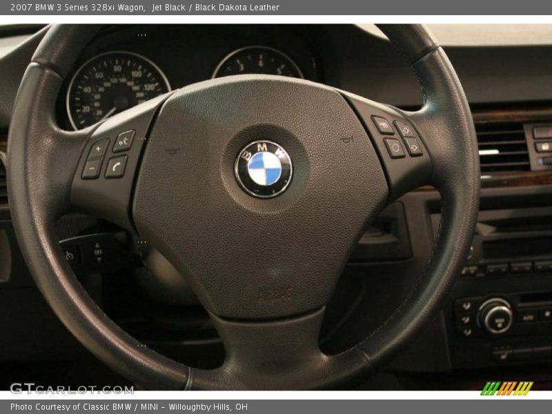 Jet Black / Black Dakota Leather 2007 BMW 3 Series 328xi Wagon