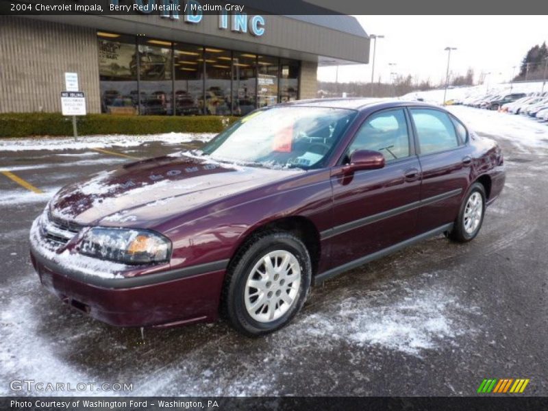 Berry Red Metallic / Medium Gray 2004 Chevrolet Impala