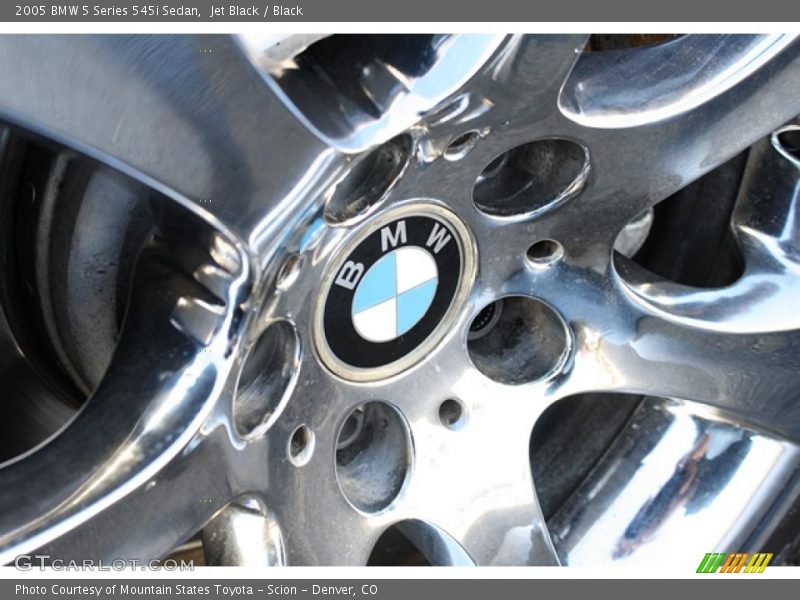 Jet Black / Black 2005 BMW 5 Series 545i Sedan