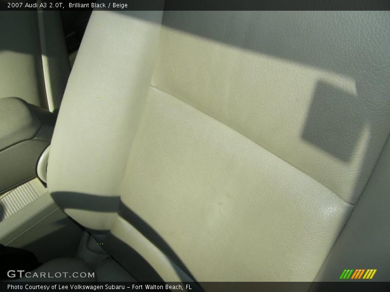 Brilliant Black / Beige 2007 Audi A3 2.0T