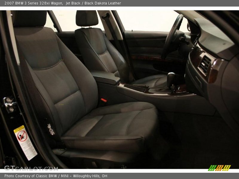 Jet Black / Black Dakota Leather 2007 BMW 3 Series 328xi Wagon