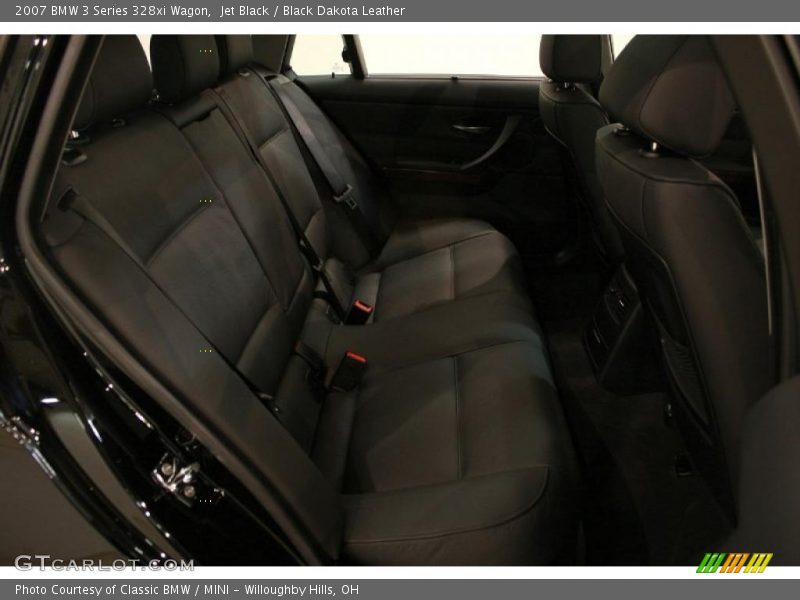 Jet Black / Black Dakota Leather 2007 BMW 3 Series 328xi Wagon