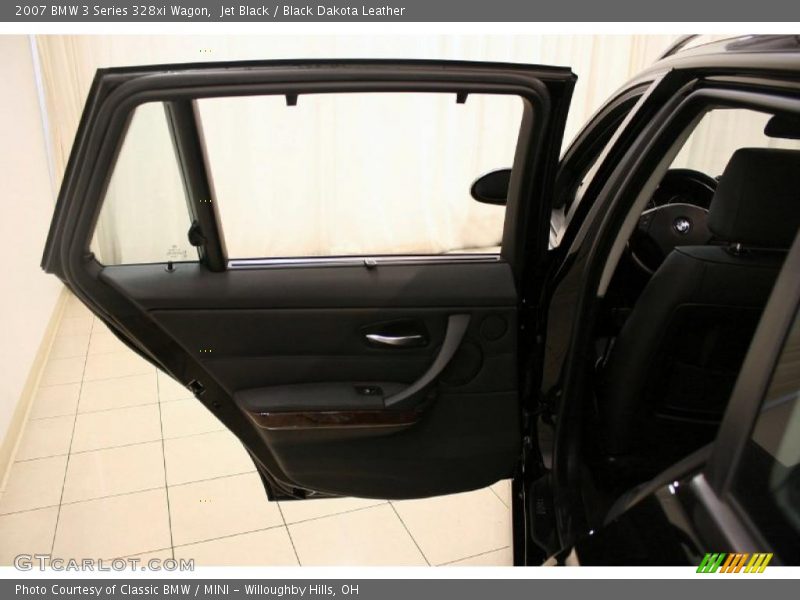 Jet Black / Black Dakota Leather 2007 BMW 3 Series 328xi Wagon