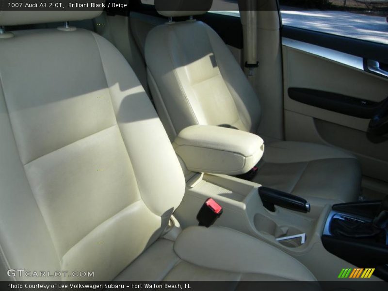 Brilliant Black / Beige 2007 Audi A3 2.0T