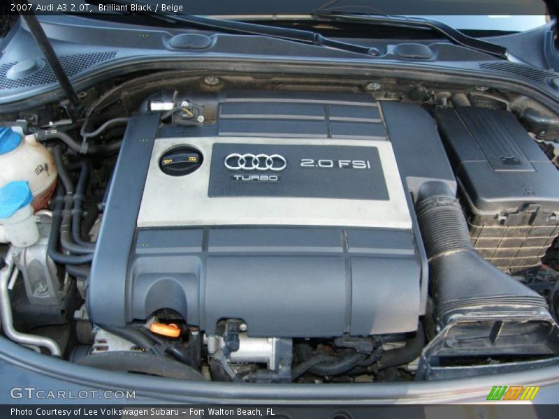  2007 A3 2.0T Engine - 2.0 Liter FSI Turbocharged DOHC 16-Valve 4 Cylinder