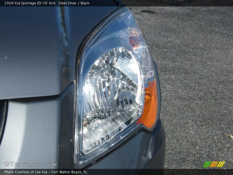 Steel Silver / Black 2009 Kia Sportage EX V6 4x4
