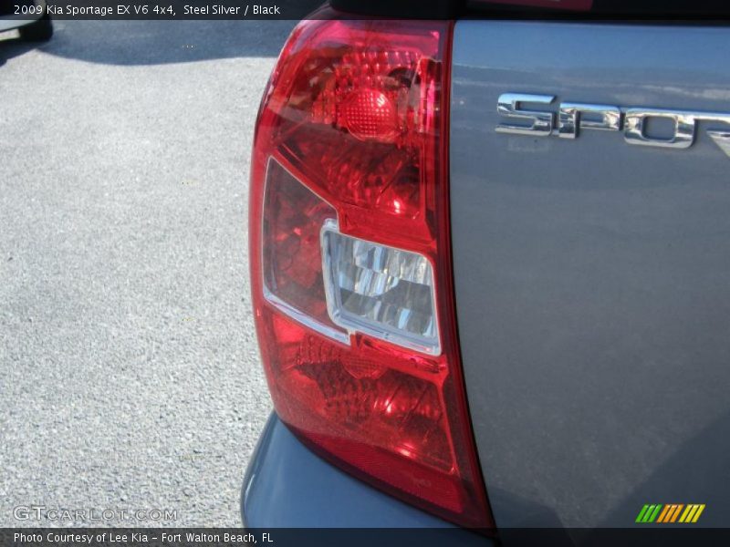 Steel Silver / Black 2009 Kia Sportage EX V6 4x4