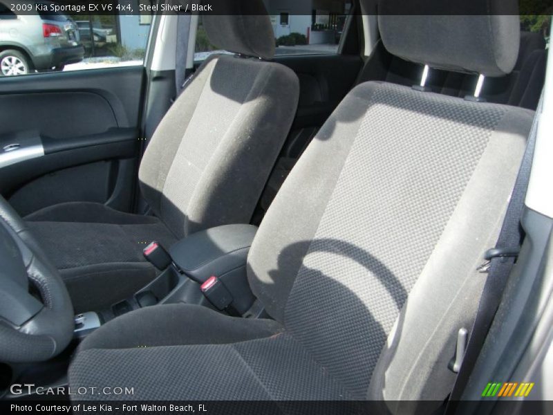 Steel Silver / Black 2009 Kia Sportage EX V6 4x4