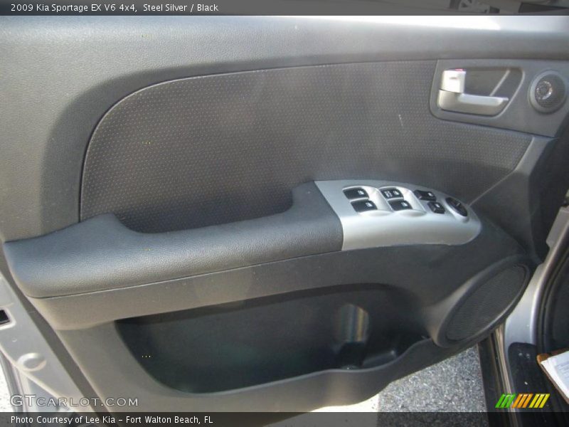 Steel Silver / Black 2009 Kia Sportage EX V6 4x4