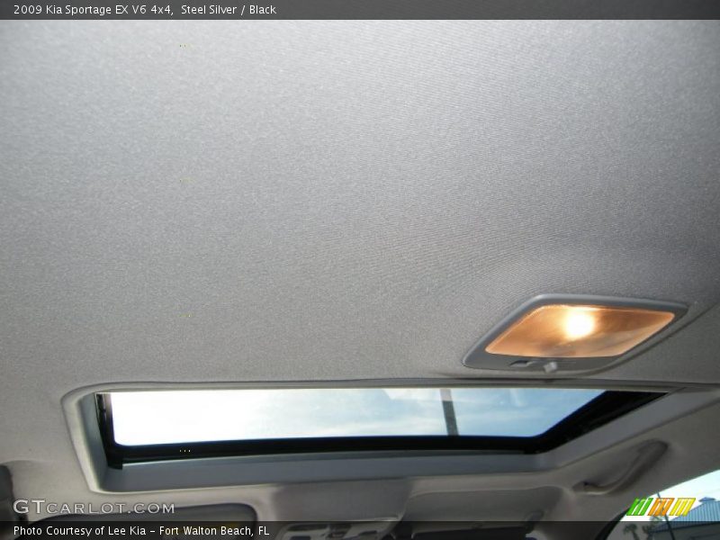 Steel Silver / Black 2009 Kia Sportage EX V6 4x4