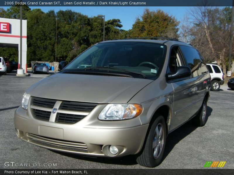 Linen Gold Metallic / Dark Khaki/Light Graystone 2006 Dodge Grand Caravan SXT