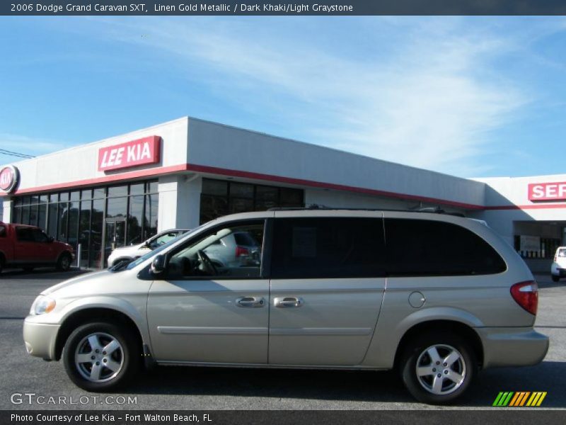 Linen Gold Metallic / Dark Khaki/Light Graystone 2006 Dodge Grand Caravan SXT