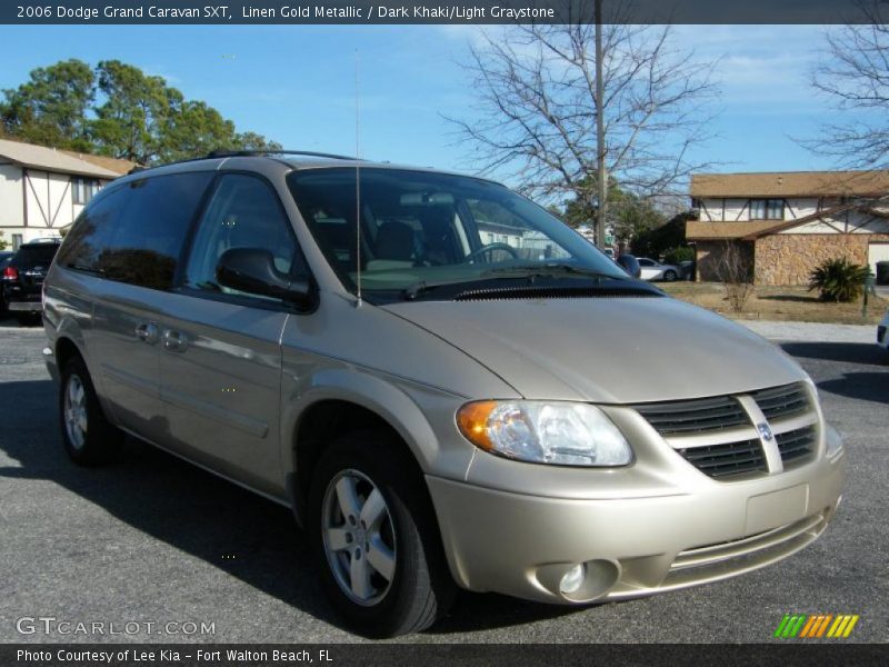 Linen Gold Metallic / Dark Khaki/Light Graystone 2006 Dodge Grand Caravan SXT
