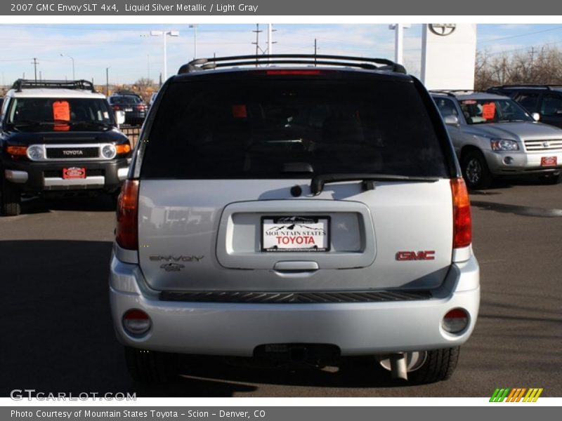 Liquid Silver Metallic / Light Gray 2007 GMC Envoy SLT 4x4