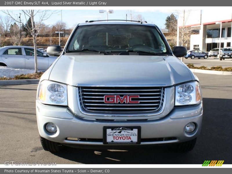 Liquid Silver Metallic / Light Gray 2007 GMC Envoy SLT 4x4